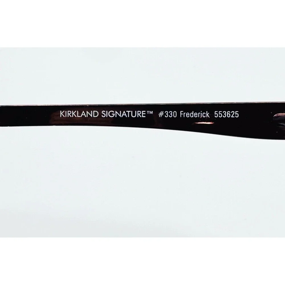 Kirkland Signature Eyeglass Frames Mens Brown Frederick 59-16-135